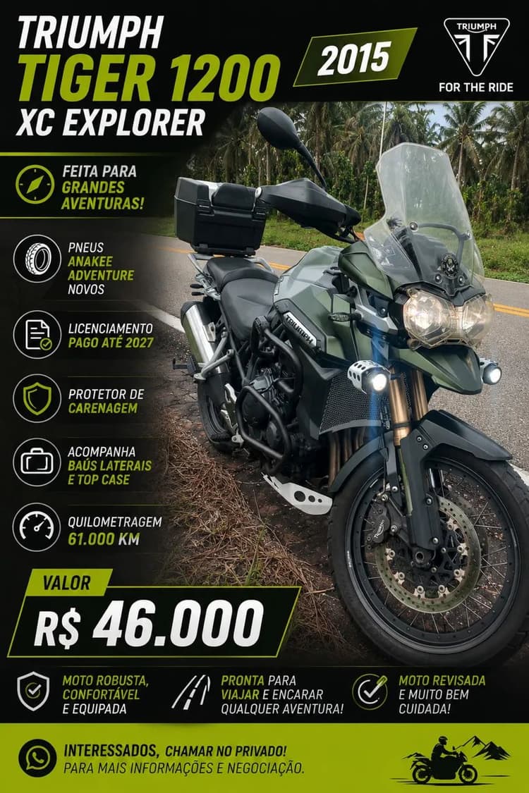 Triumph Tiger 1200 XC Explorer 2015