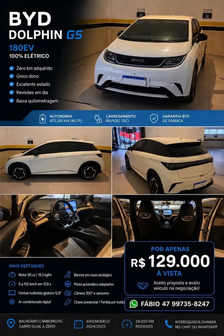 BYD Dolphin EV (Elétrico) 2025