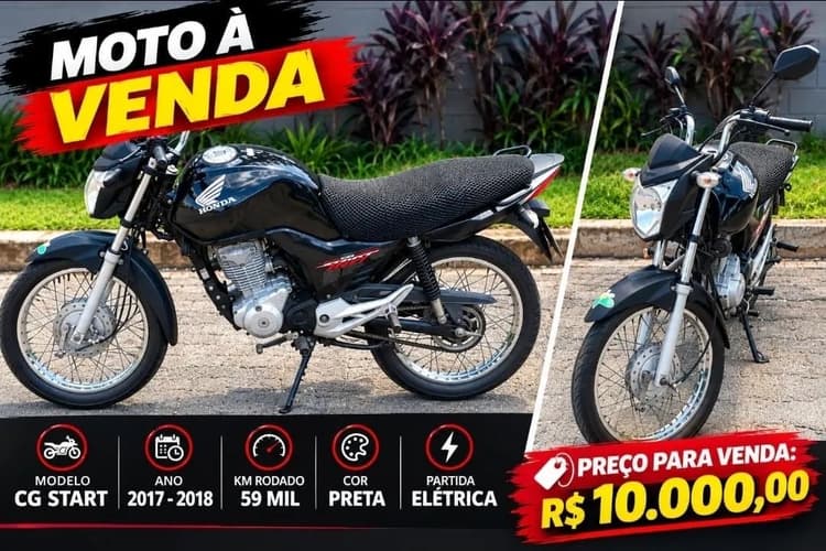 Vendo moto bem conservada 