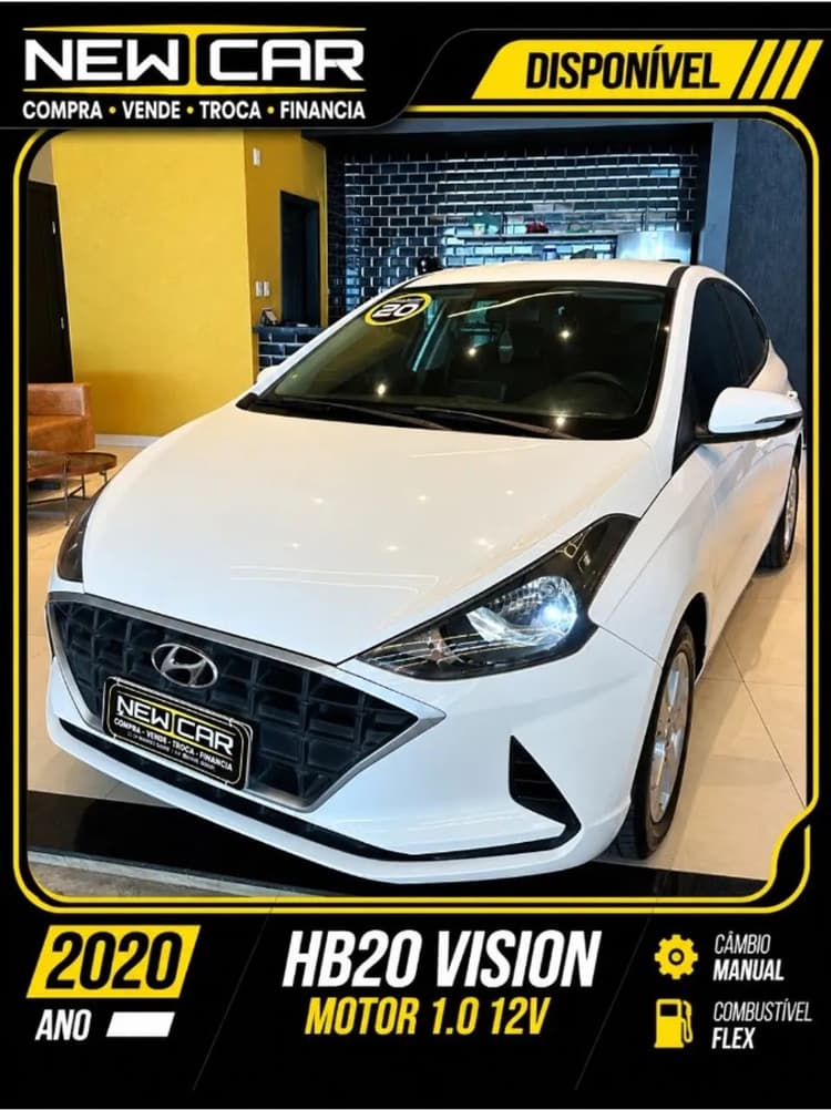 Hyundai HB20 Vision 1.0 Flex 12V MEC 2020
