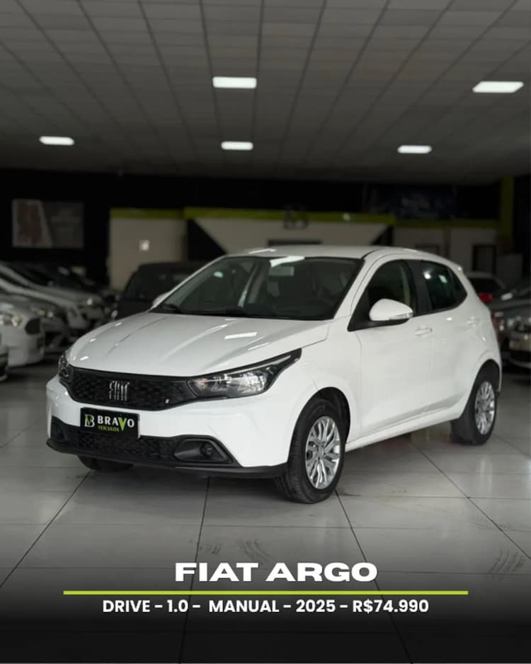 Fiat Argo Drive 1.0 6V Flex 2025