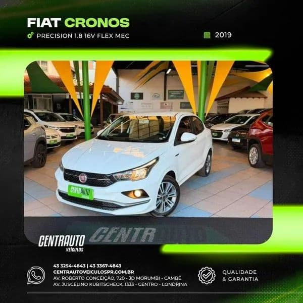 Fiat Cronos Precision 1.8 16V Flex Mec. 2019