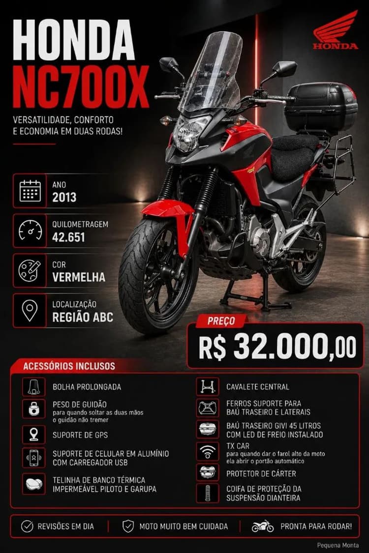 Honda NC700X 2013 ABS
