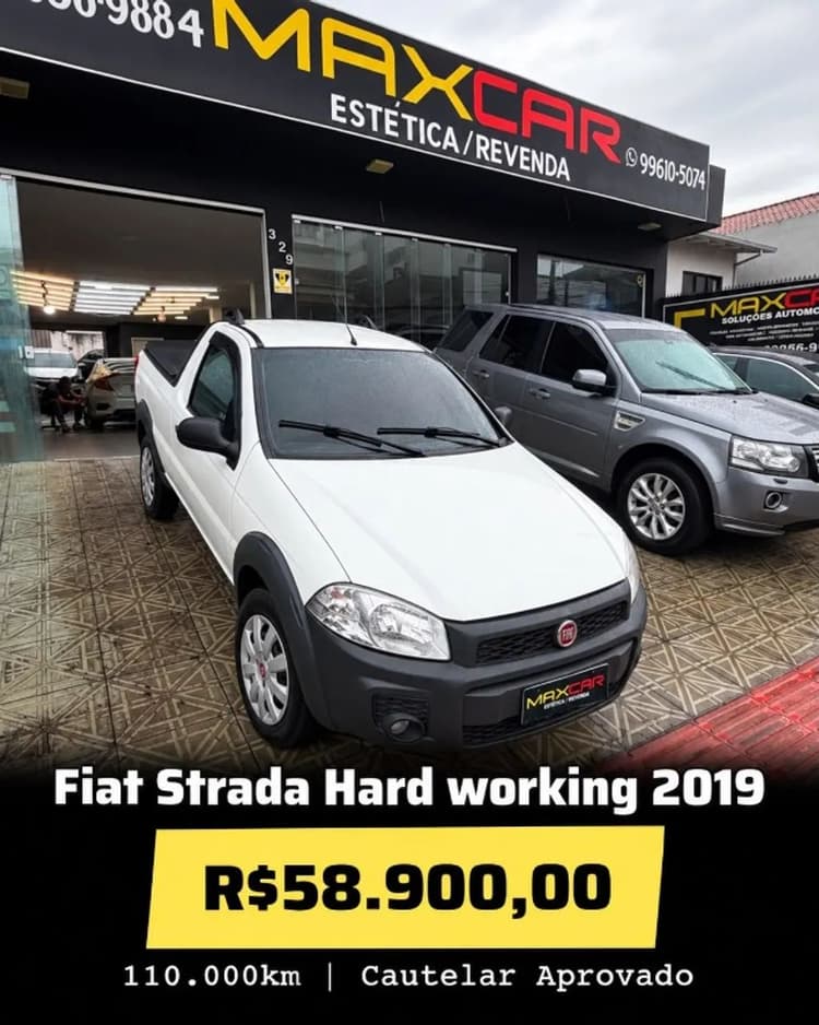 Fiat Strada Working Hard 1.4 Fire Flex 8V CS 2019
