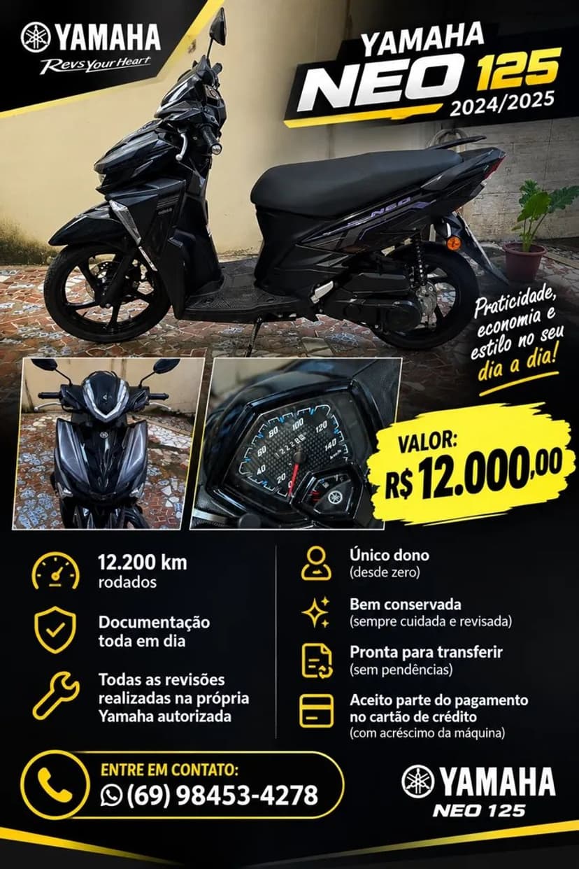 Yamaha Neo Automatic 125cc 2025