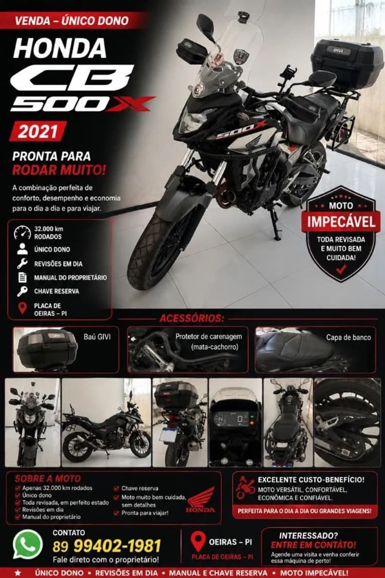 CB 500X 2021