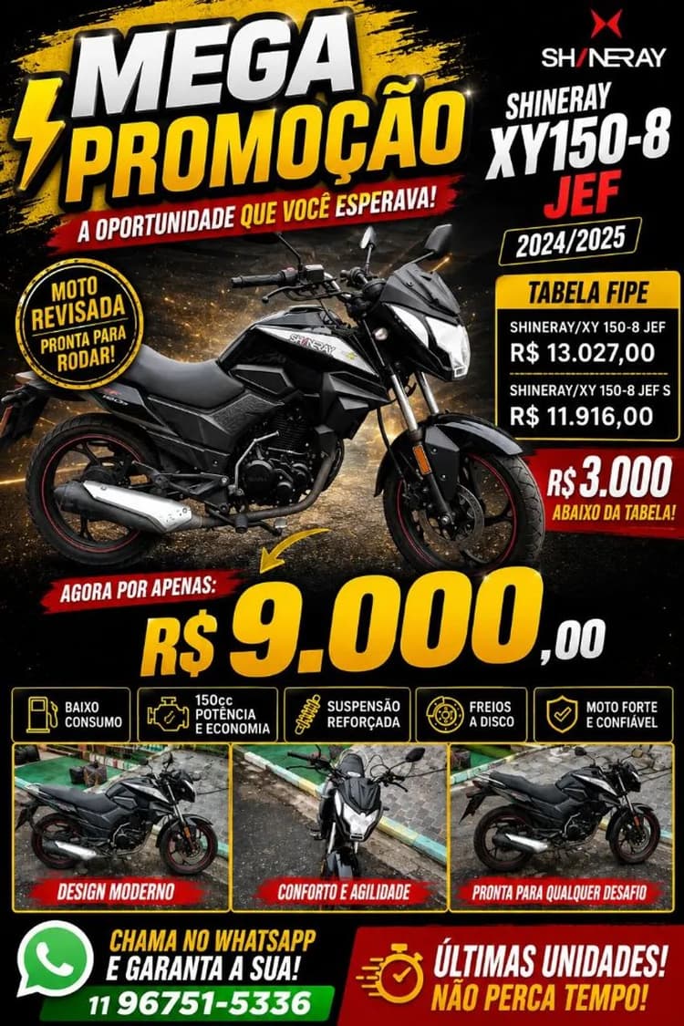 Jef 150 OPORTUNIDADE IMPERDÍVEL 