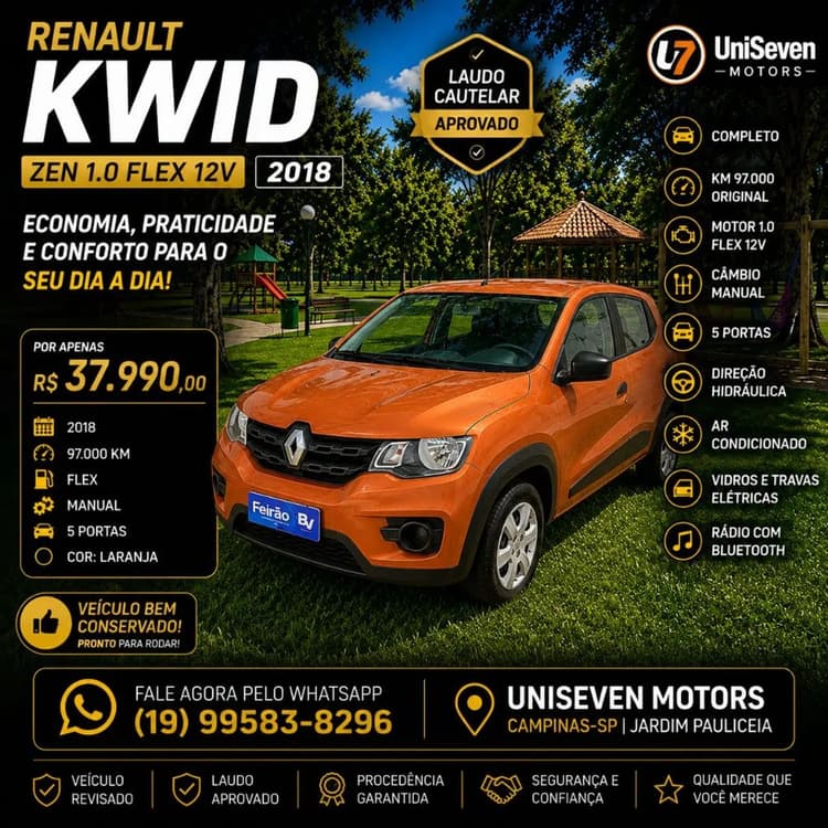 Renault Kwid 1.0 Zen 2018