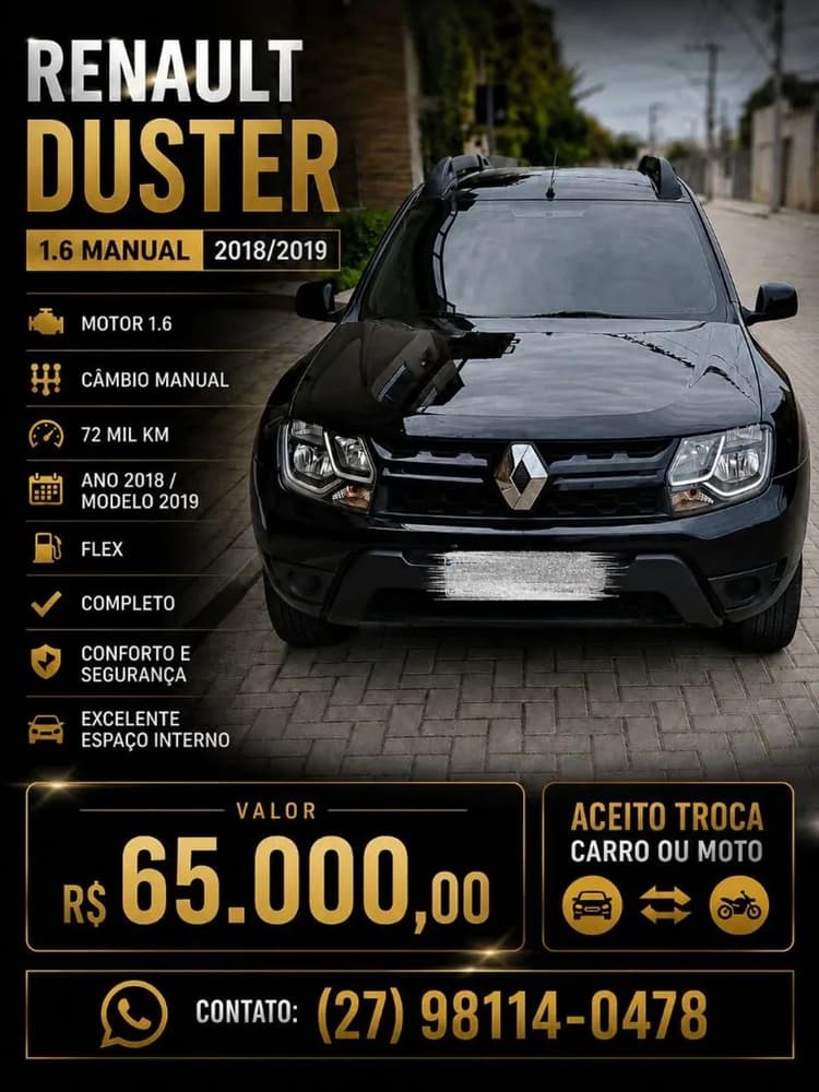 Renault Duster Expression 1.6 Hi-flex 16V Mec. 2019
