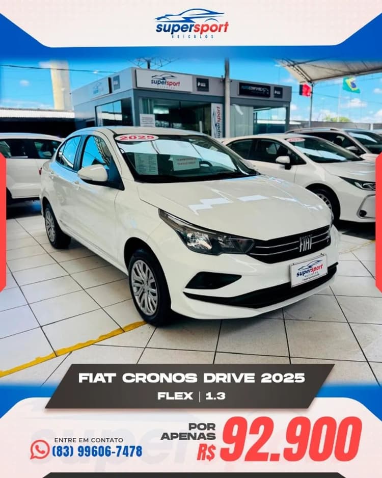 Fiat Cronos Drive 1.3 8V Flex Aut. 2025