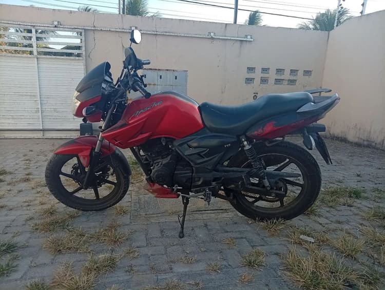 Dafra apache 150 com placa Mercosul!