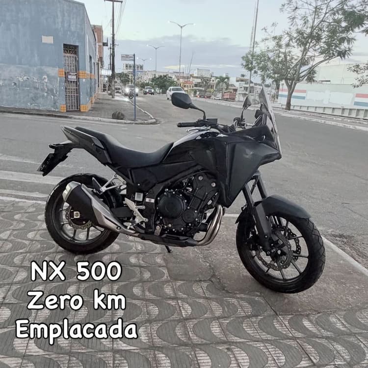 Nx 500 zero emplacada 