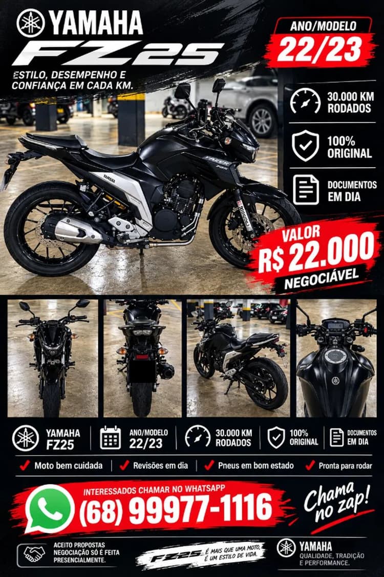 YAMAHA FZ25 22/23 