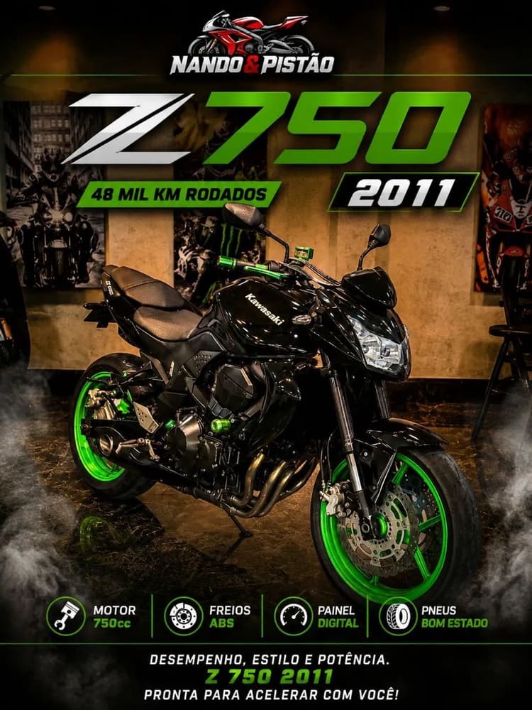 Z750 2011 - ACEITO TROCA