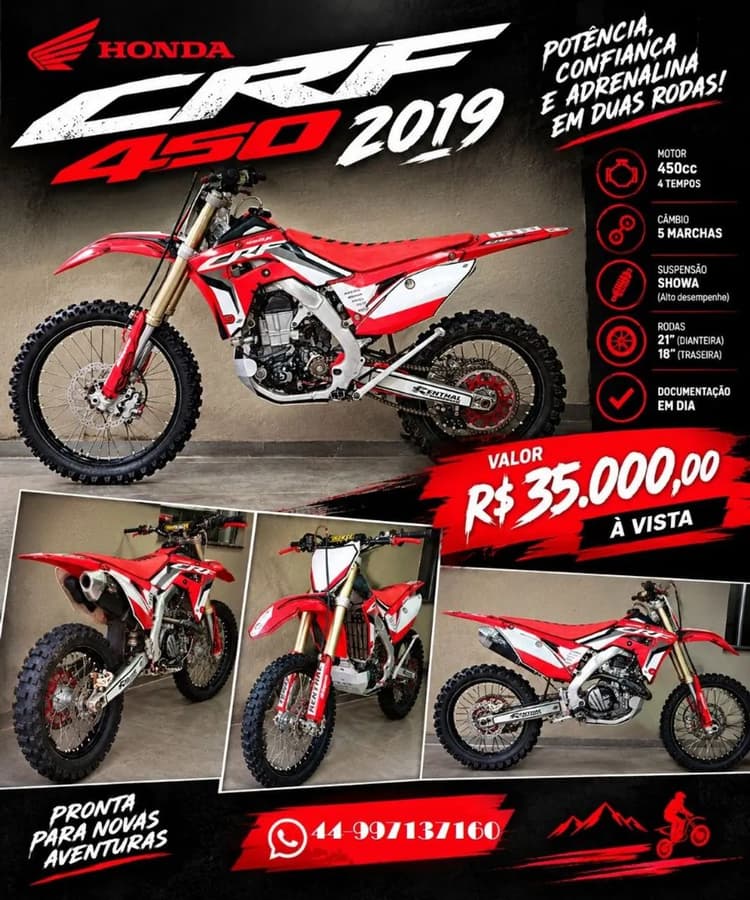 HONDA CRF 450 2019