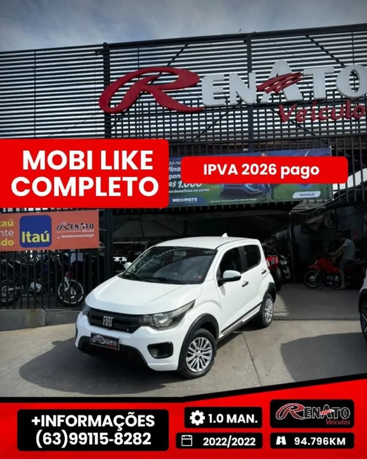 Fiat Mobi Like 1.0 Fire Flex 5P. 2022