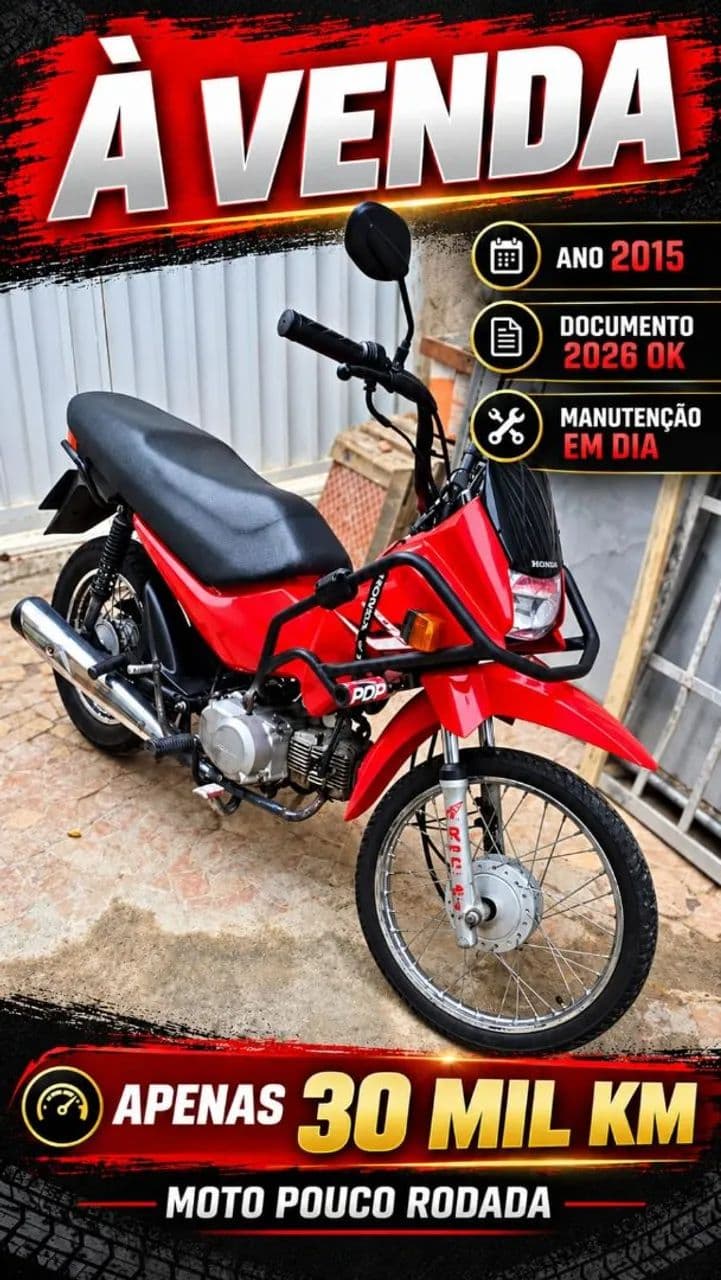 Vendo honda pop 100cc