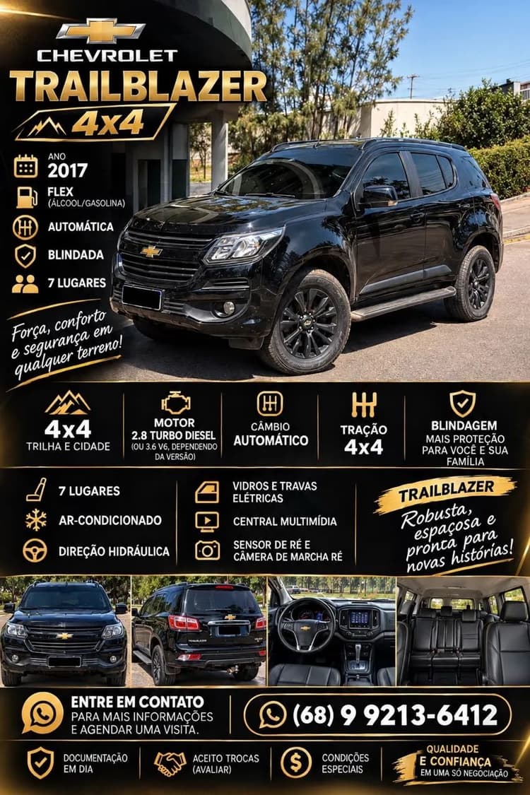 Chevrolet Trailblazer LTZ 3.6 V6 Aut. 2017