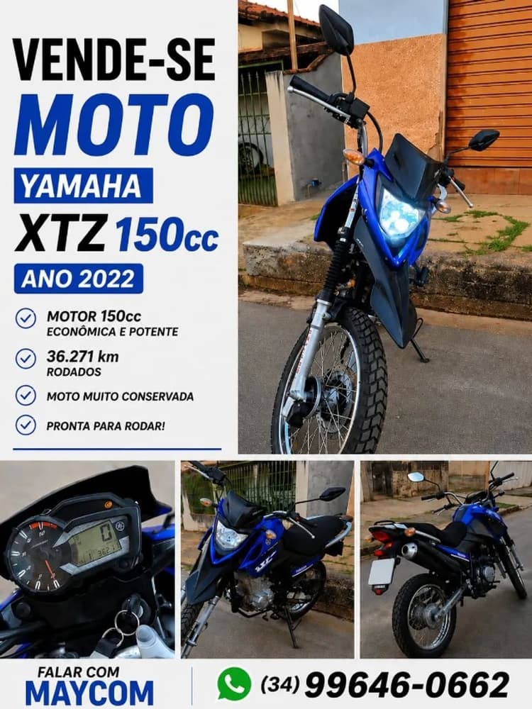 xtz 150 em excelente estado 