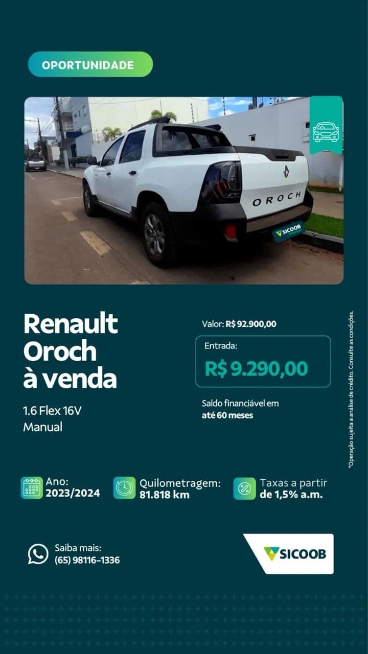 Renault Duster Intense 1.6 16V Flex MEC 2024