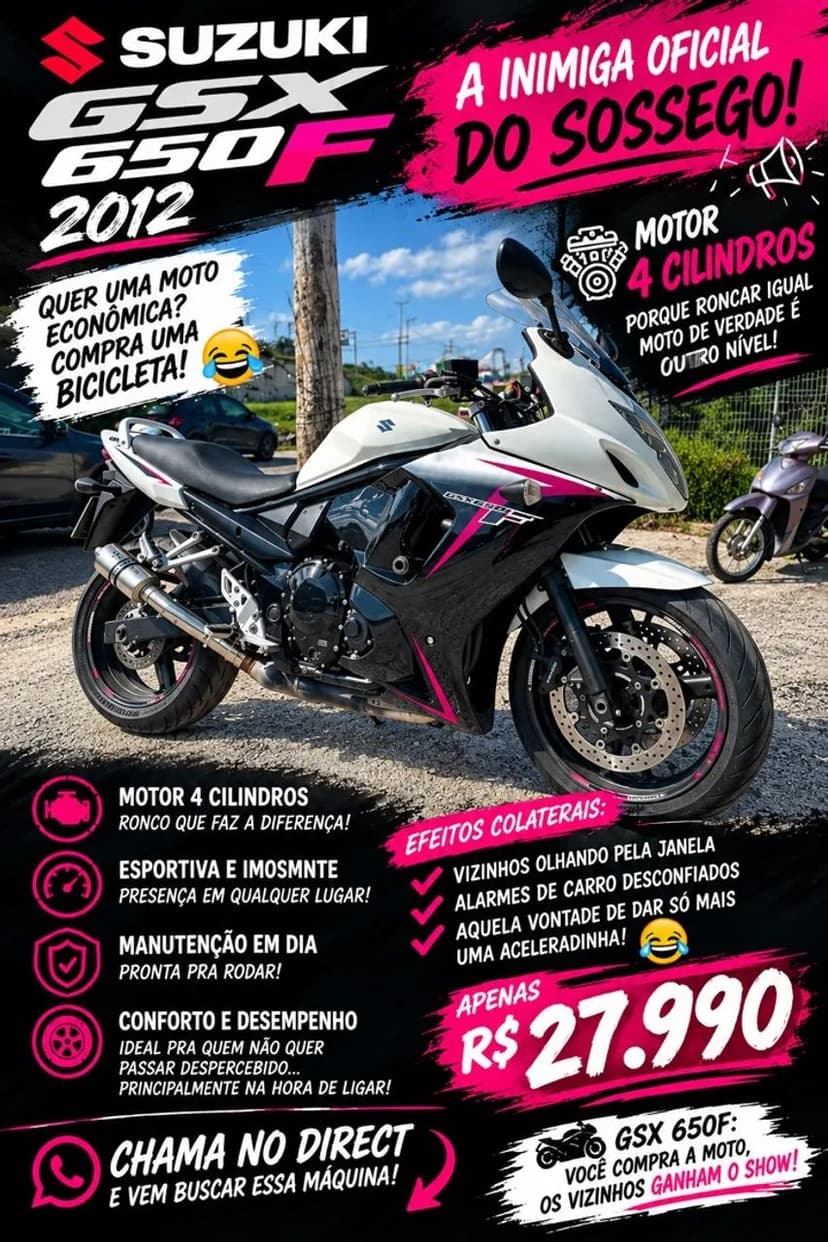Suzuki GSX 650f 2012