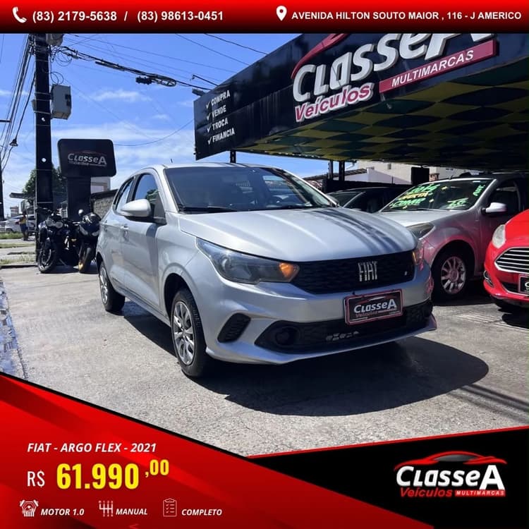 Fiat Argo 1.0 6V Flex. 2021