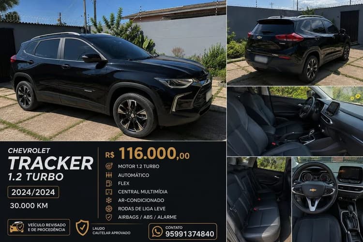 Chevrolet Tracker Premier 1.2 Turbo 12V Flex AUT 2024