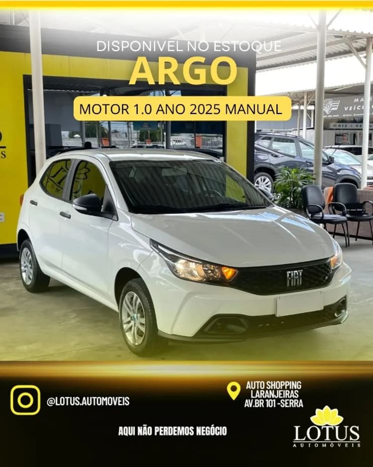 Fiat Argo 1.0 6V Flex. 2025