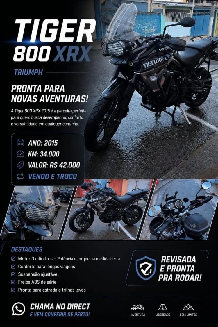 Tiger 800XRX  2015 