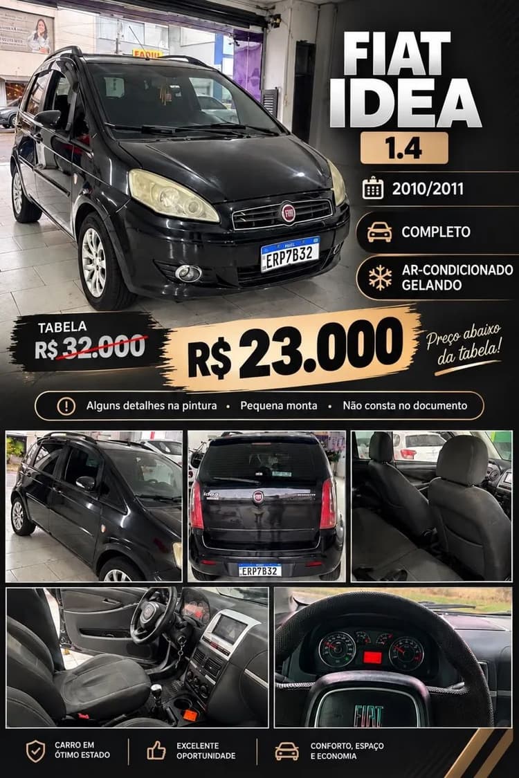 Fiat Idea Attractive 1.4 Fire Flex 8V 5P 2011