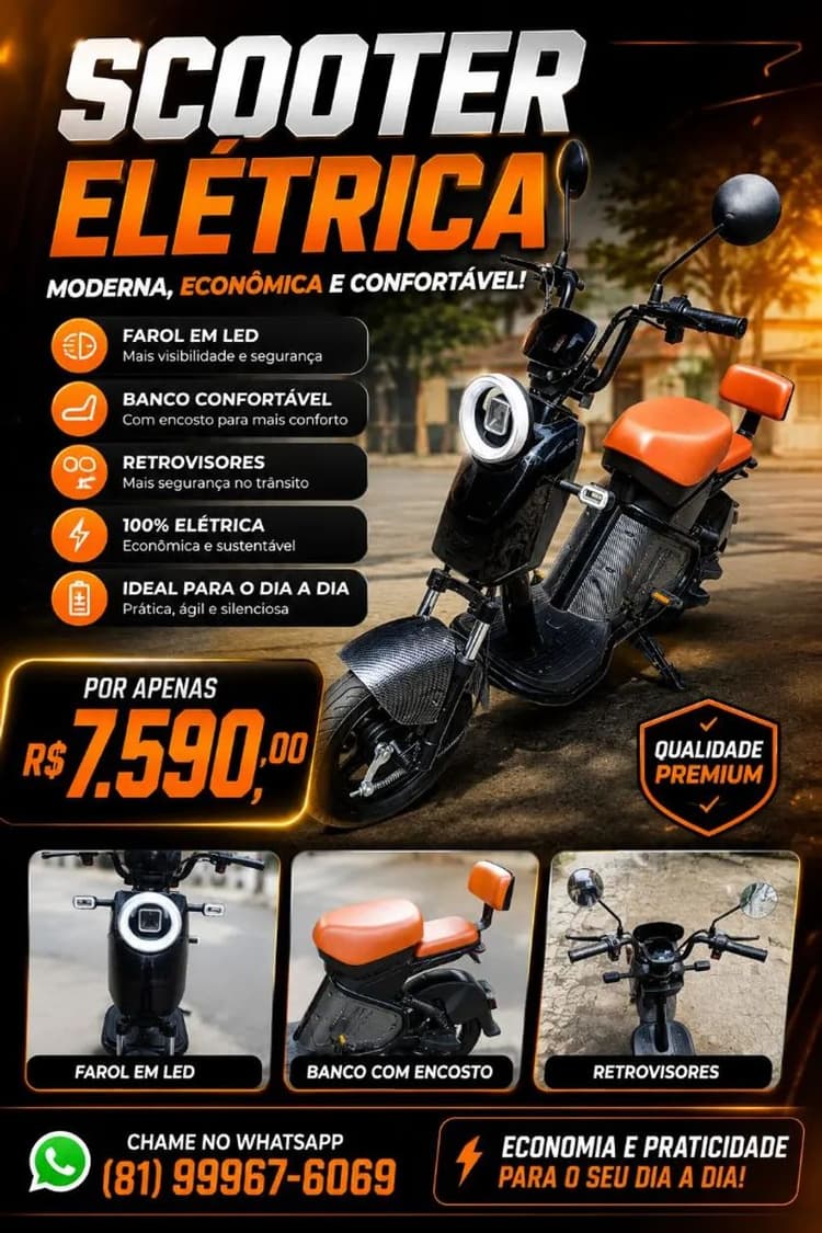 Scooter elétrica 