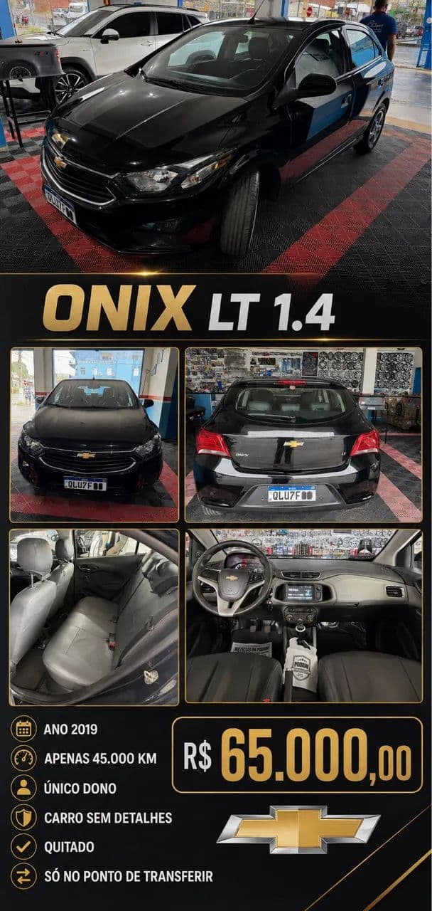 Chevrolet Onix Hatch LT 1.4 8V Flex Mec. 4P 2019