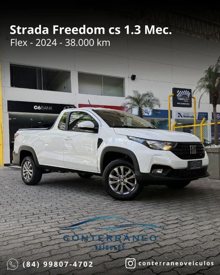Fiat Strada Freedom 1.3 Flex 8V CS Plus 2024