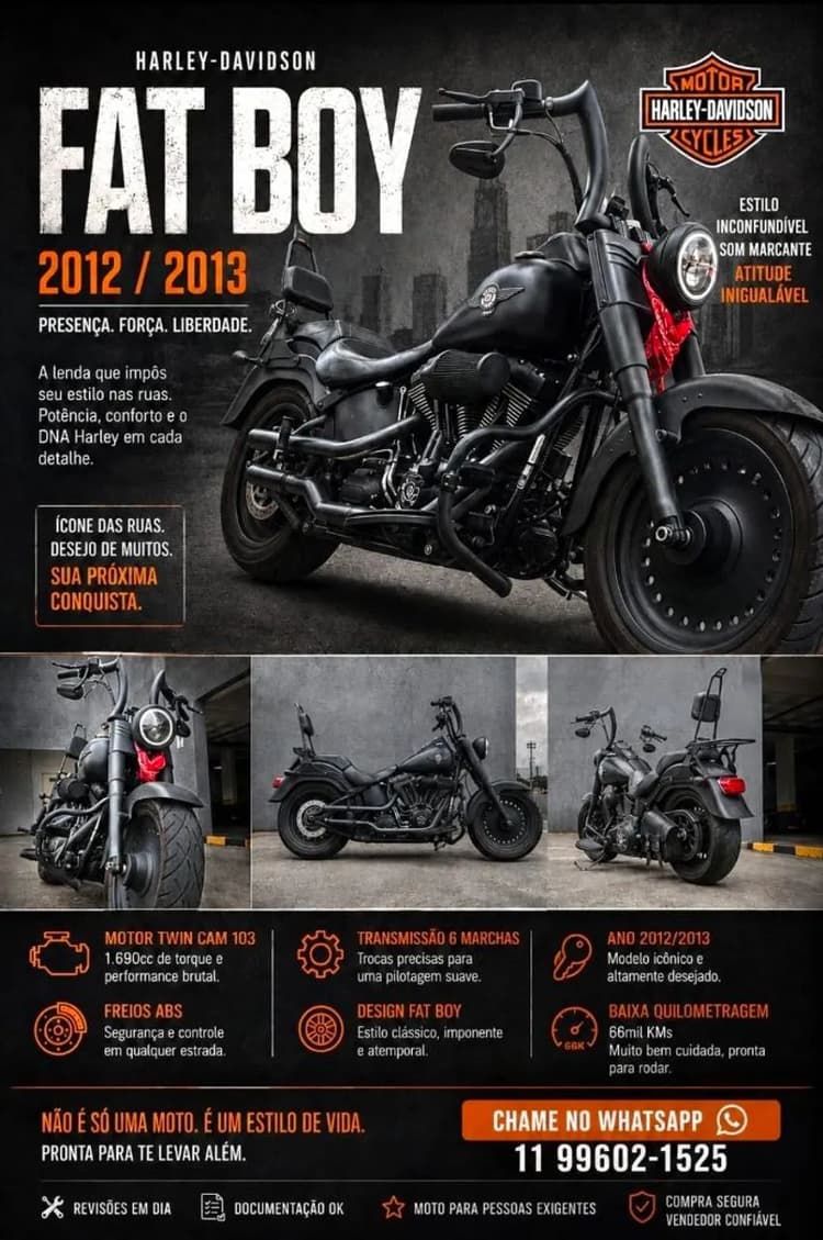 FATBOY SPECIAL - BAIXEI PRA VENDER