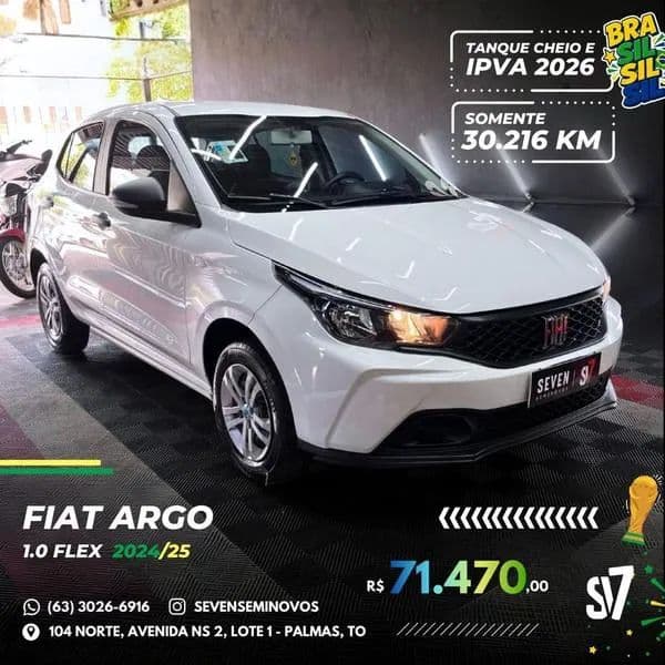 Fiat Argo 1.0 6V Flex. 2025