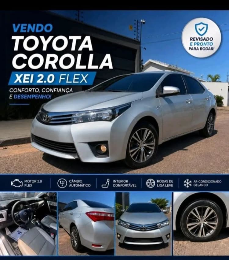 Toyota Corolla XEI 2.0 Flex 16V Aut. 2015