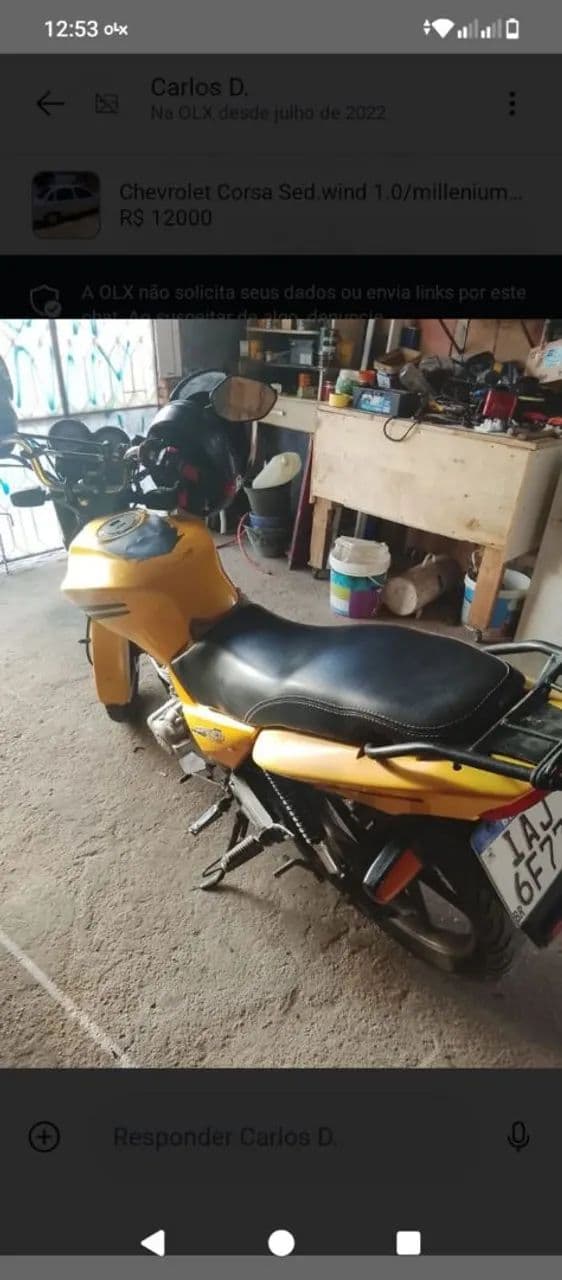 Moto certinha 7000