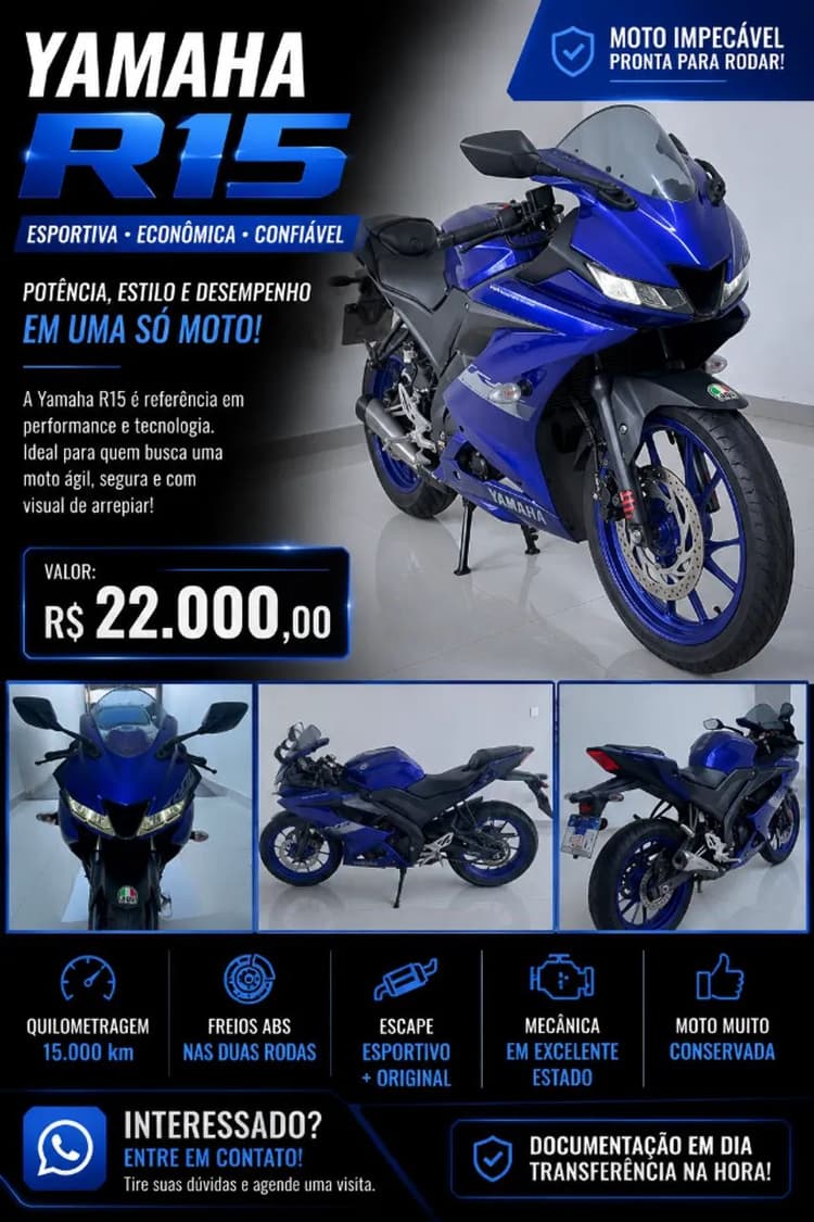 R15 Azul 