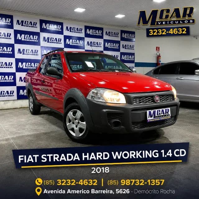 Fiat Strada Working Hard 1.4 Fire Flex 8V CD 2018