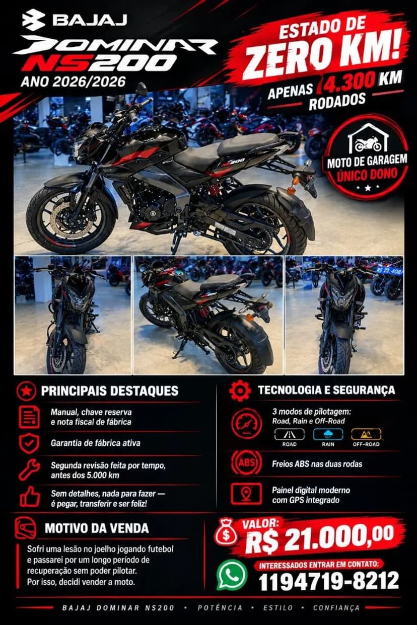 Bajaj Ns200 