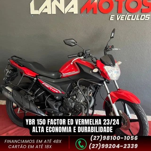 YBR 150 FACTOR  ed vermelha  23/24