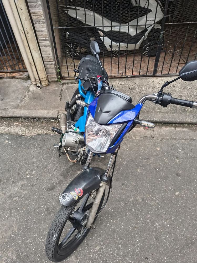 Mobilete 4t azul 90cc 
