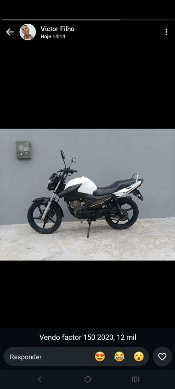 Vendo moto boa só pegar e rodar 