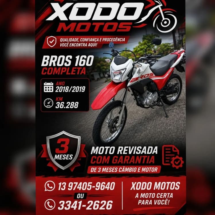 Bros 160 completa 