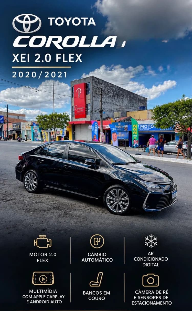 Toyota Corolla XEI 2.0 Flex 16V Aut. 2021