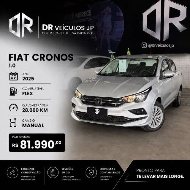Fiat Cronos Drive 1.0 6V 2025