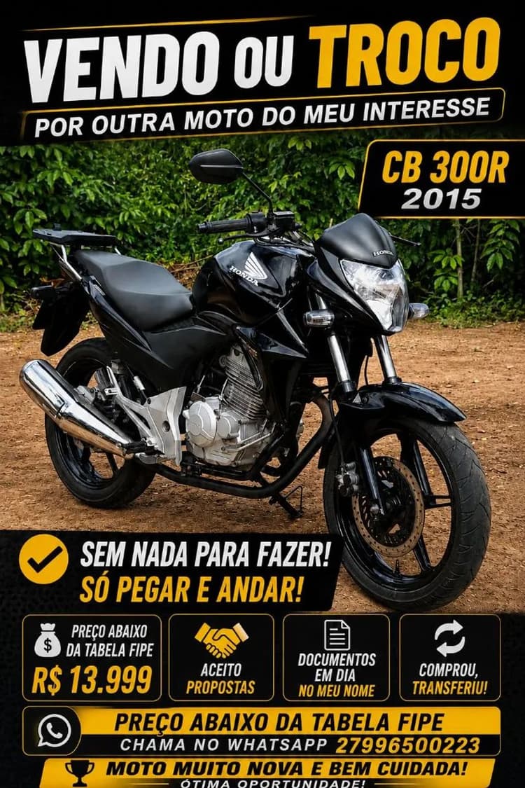 Moto muito conservada.