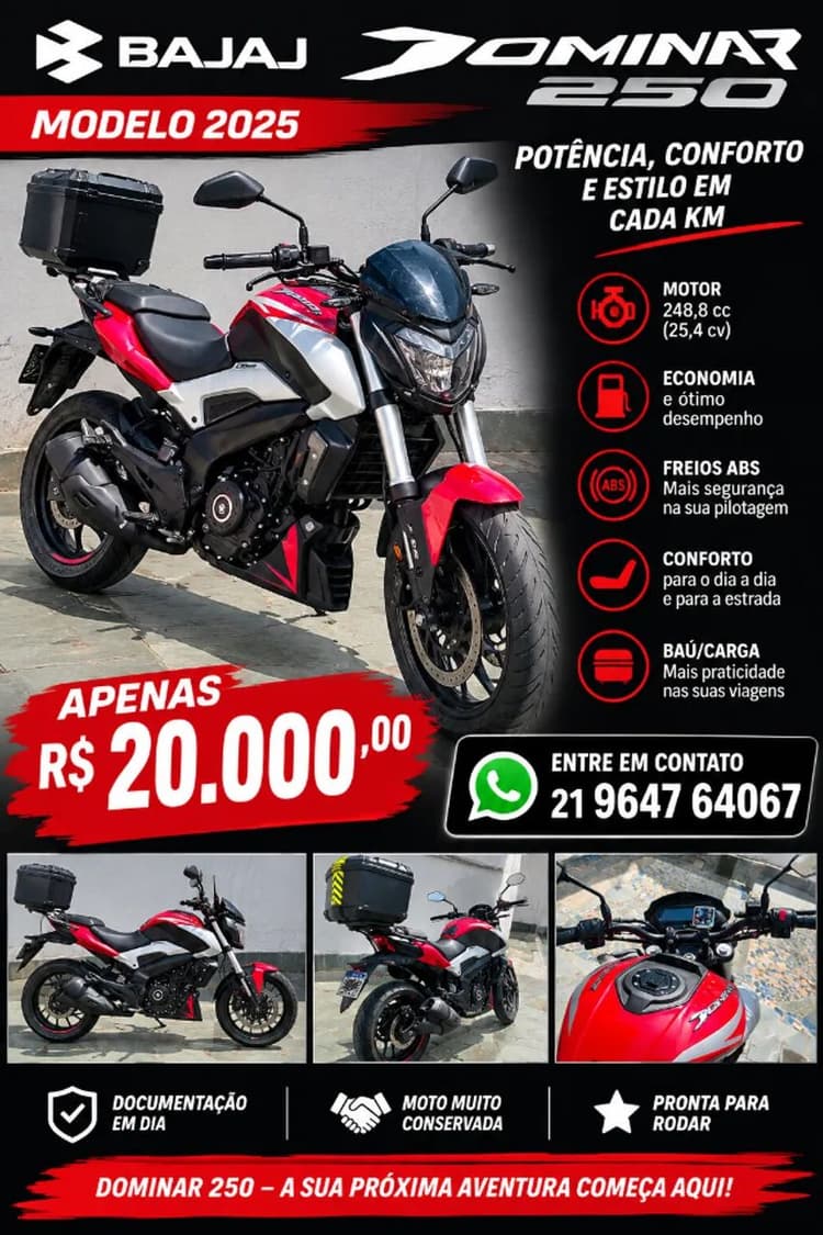 BAJAJ Dominar 250cc